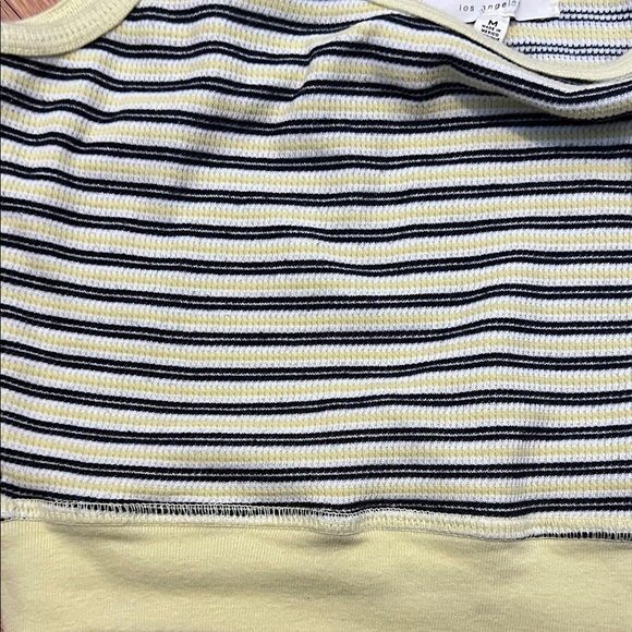 Truly Madly Deeply Striped Crop Top - Yellow and Black medium - Picture 3 of 3